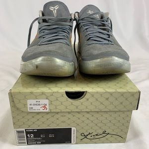 Nike Kobe A.D. Grey Snakeskin Sz 12